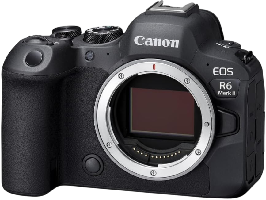Câmera Canon EOS R6 Mark II — Full Frame Mirrorless vista frontal