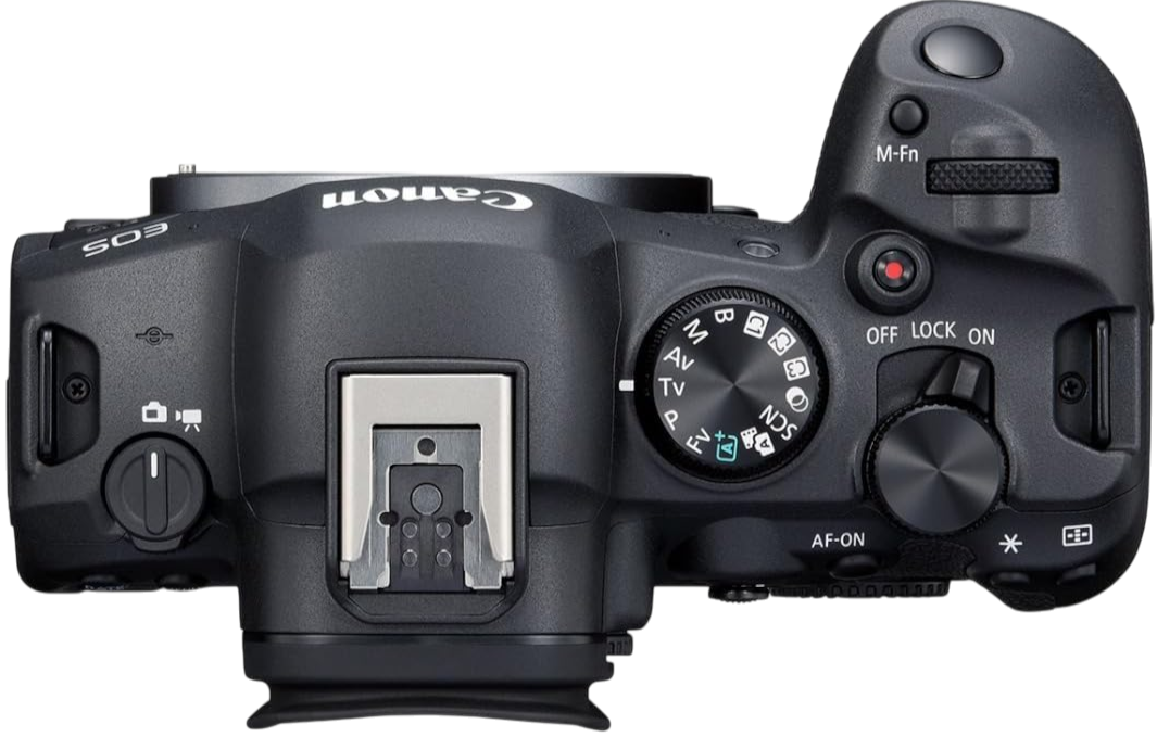 Câmera Canon EOS R6 Mark II — Full Frame Mirrorless vista superior